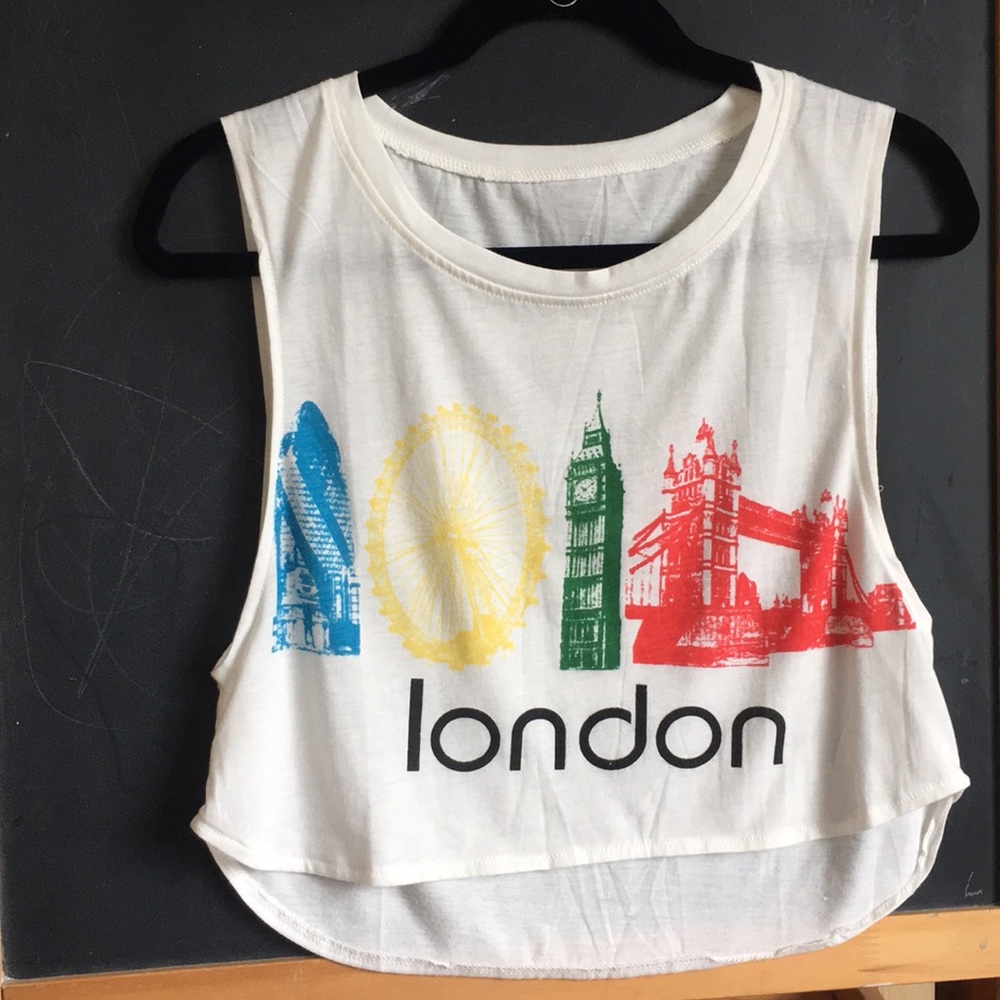 London cropped tank top